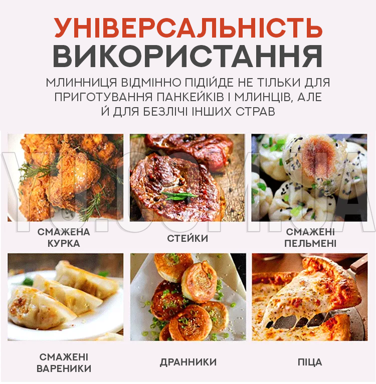 Двостороння сковорода для приготування млинців та панкейків Pancake Maker